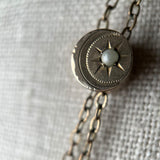 c. 1890s-1900s Gold Filled Celestial Slide Long Guard Chain