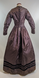 1860s Purple Silk Dress