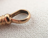 1900s French Jet Necklace with 14k Gold Dog Clip