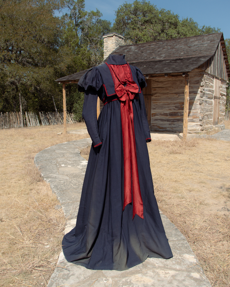 c. 1900s Regency Revival or Fancy Dress Gown