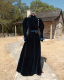c. 1899-1900 Blue Velvet Dress
