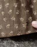 c. 1880s Brown Calico Dress