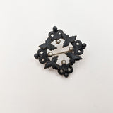 Victorian French Jet Brooch