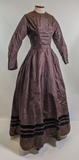 1860s Purple Silk Dress