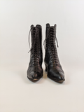 1910s-1920s Black Lace Up Boots | Approx Sz 6-6.5