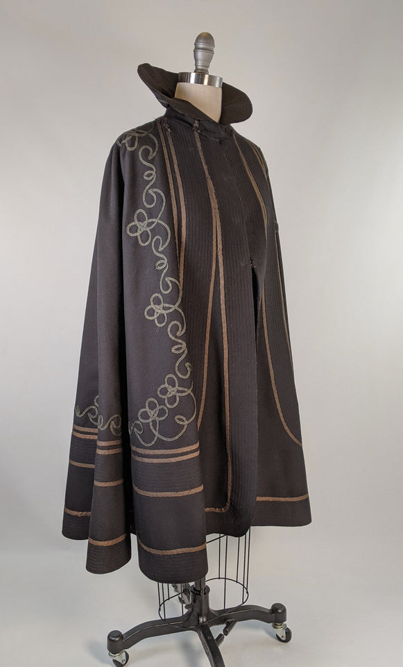 1890s Wool Cape
