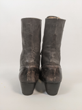 1910s-20s Black Boots | Approx Sz 8-8.5
