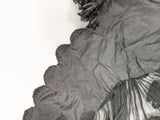 1890s Black Chiffon Trimmed Capelet