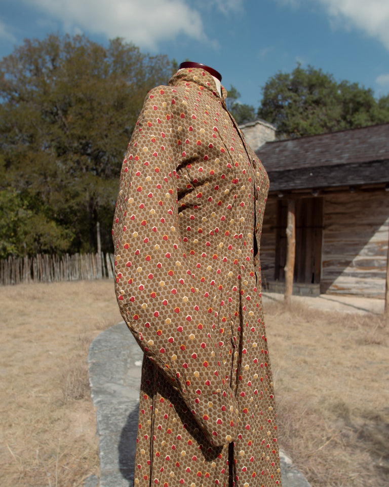 1880s Cotton Workwear Dress
