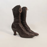 1910s-20s Brown Boots | Approx Sz 7