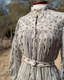 c. 1900s Cotton Wrapper Dress