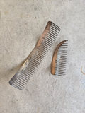 19th C. Silver Hair Comb Set