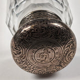 19th C Scottish Crystal Bottle "Dread God"