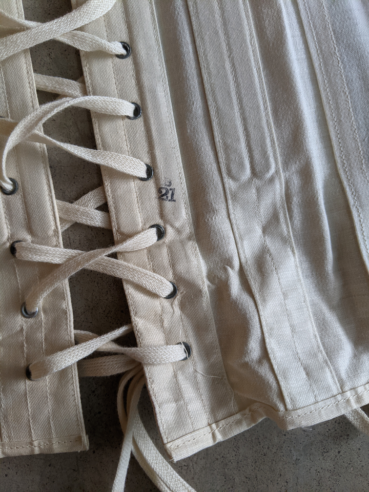 1910s Deadstock Corset - 21" - #3