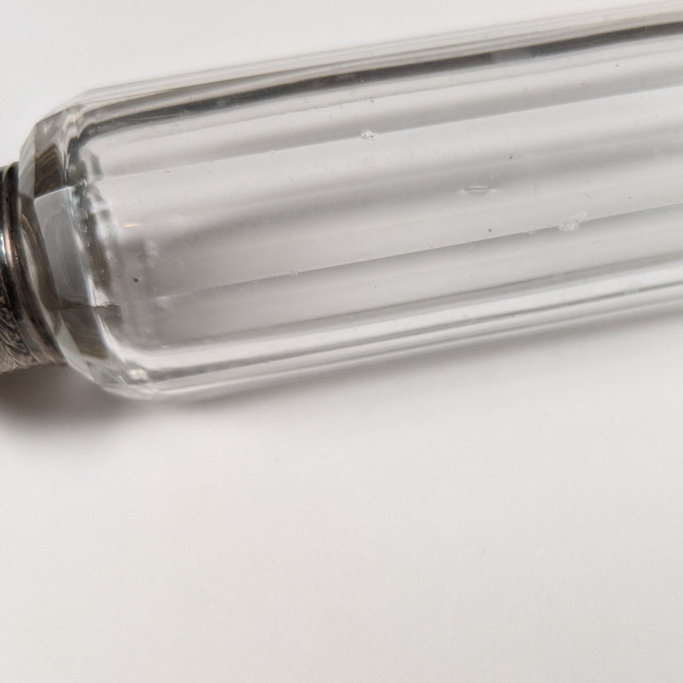 19th C Scottish Crystal Bottle "Dread God"