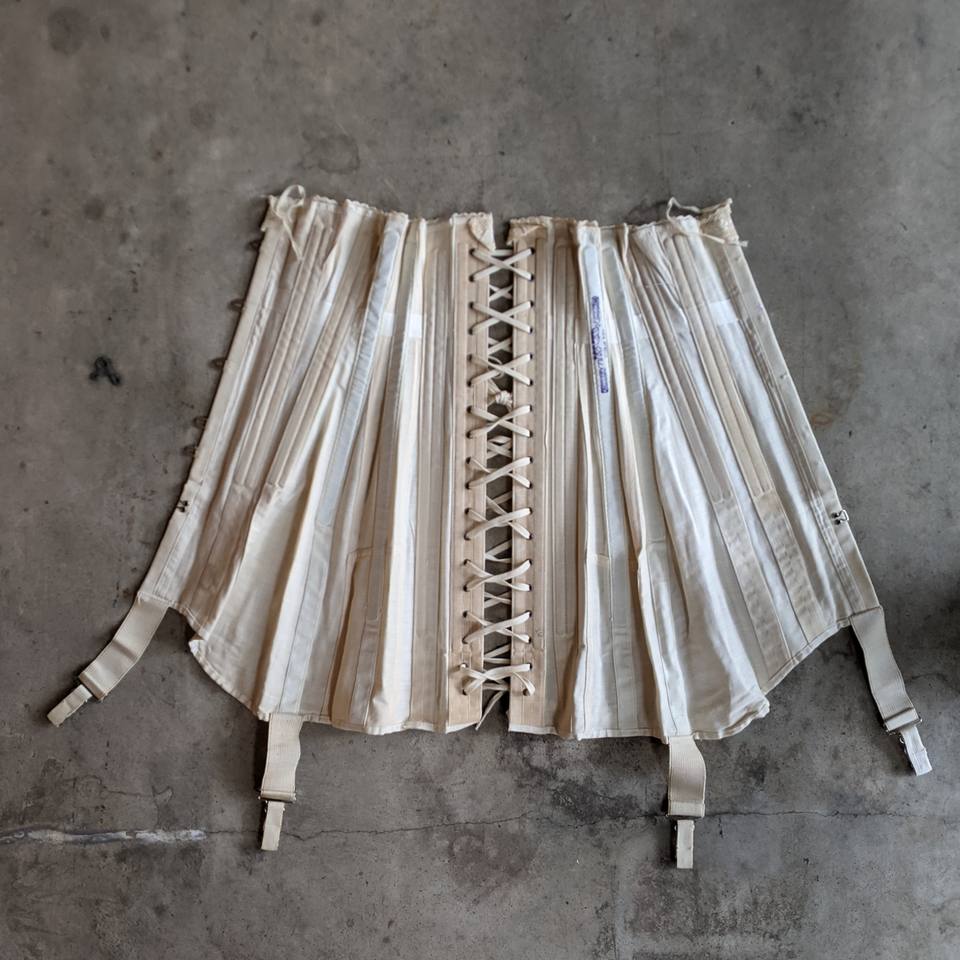 1910s Deadstock Corset - 19" - #1