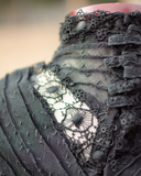 Early 1900s Black Lace Dress Set