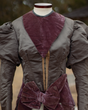 c. 1890s Belted Gigot Sleeve Bodice