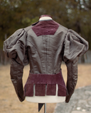 c. 1890s Belted Gigot Sleeve Bodice