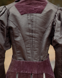 c. 1890s Belted Gigot Sleeve Bodice
