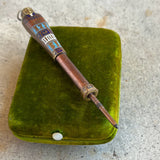c. 1920s Egyptian Revival Telescoping Pencil Pendant