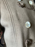 c. 1900s Wool Coat | Petite Size