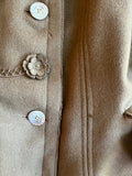 c. 1900s Wool Coat | Petite Size