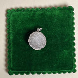 Antique Silver Plated Dog Charm | Victorian Edwardian Animal Jewelry