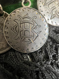 Victorian Silver Love Token Bracelet | Antique 1880s Jewelry