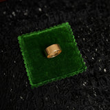 Victorian 1890s 14k Gold Wedding Band | Antique Ring Dated Sept 11 1895