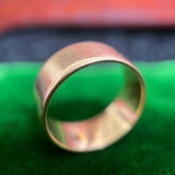 Victorian 1890s 14k Gold Wedding Band | Antique Ring Dated Sept 11 1895