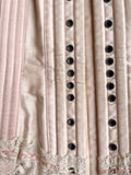 c. 1902 Pink Sateen Corset