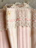 c. 1902 Pink Sateen Corset