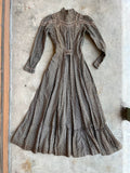 c. 1900 Cotton Wrapper Dress