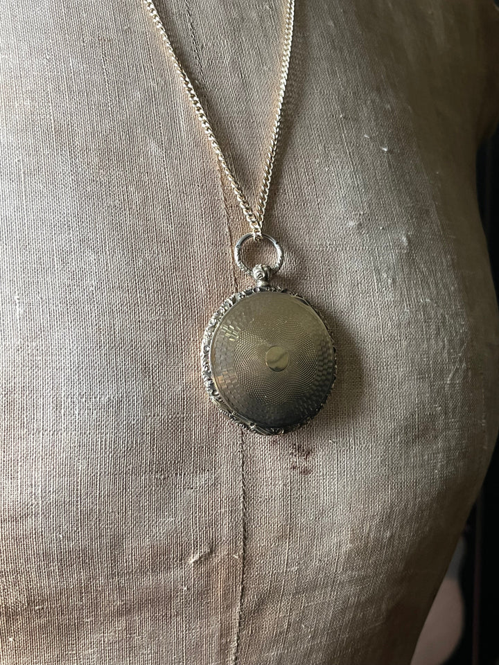 c. 1840s 9k Gold Locket with Daguerreotype
