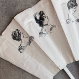 c. 1890s-1900s "Gibson Girl" Fan | Original Artwork