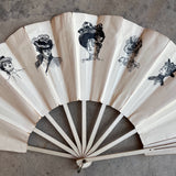 c. 1890s-1900s "Gibson Girl" Fan | Original Artwork