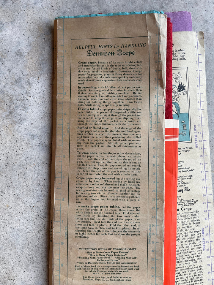 c. 1930s Crepe Paper