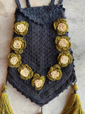 c. 1910s-1920s Crochet Purse