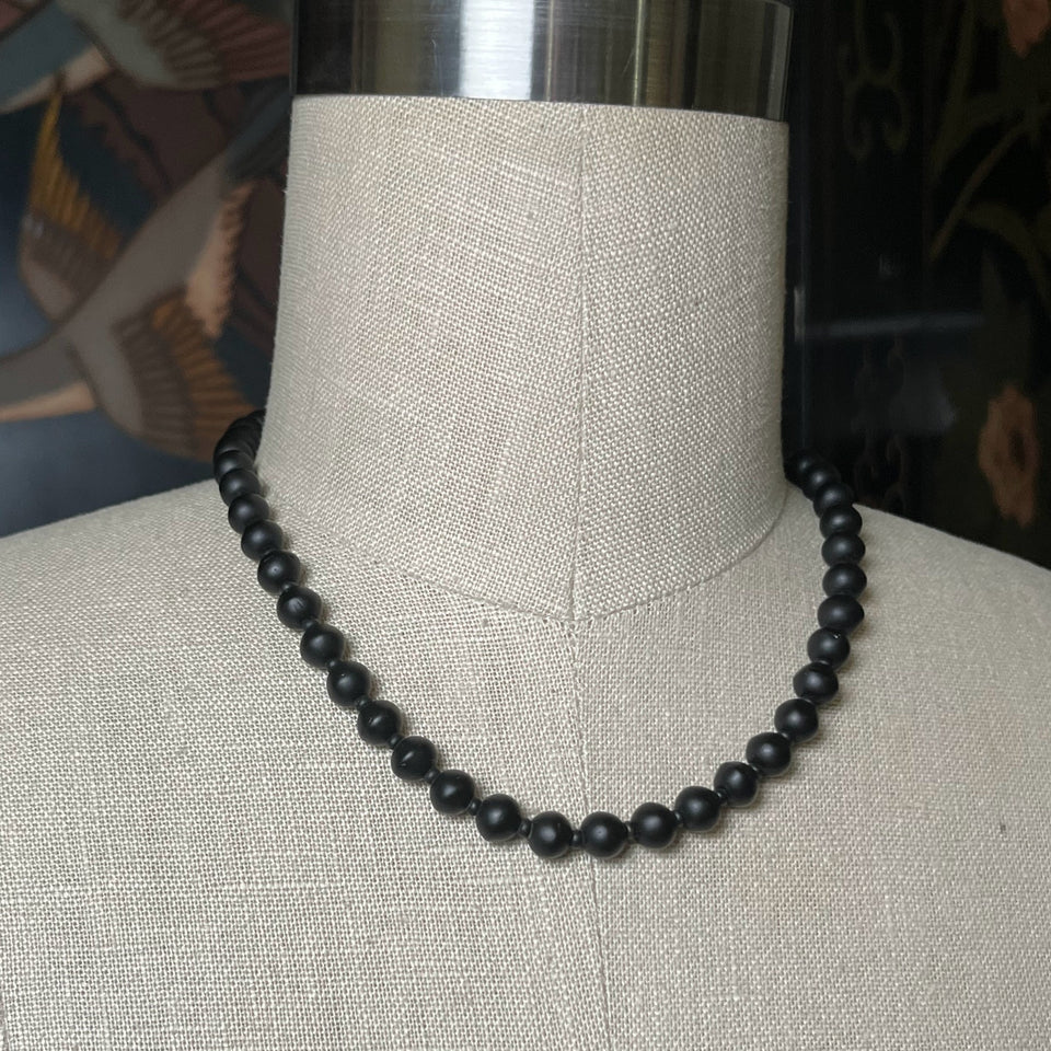 c. Turn of the Century French Jet Necklace