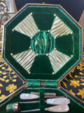 Victorian c. 1898 Sewing Kit in Box