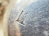 c. 1910s-1920s Sterling Silver Heart Compact Necklace