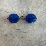 c. 1890s-1900s Cobalt Blue Sunglasses