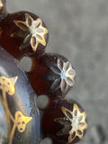c. 1860s-1880s Pique Tortoise Shell Brooch
