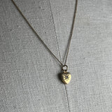 c. 1940s Heart Locket Necklace
