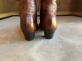 c. 1910s Brown Boots | Approx Sz 8.5-9