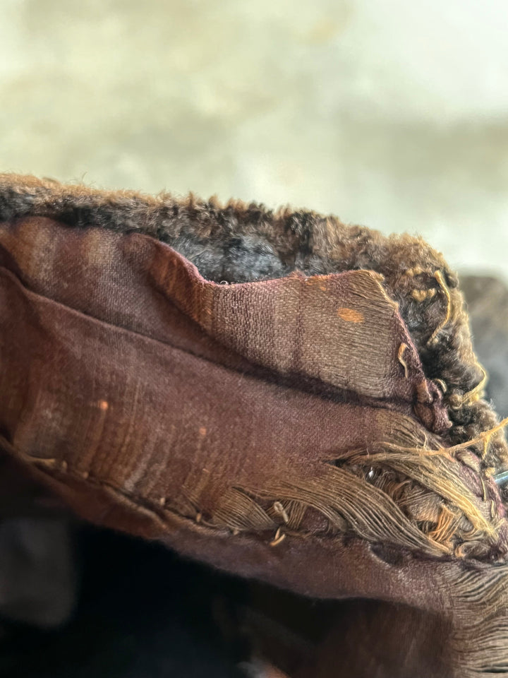 c. 1890s Faux Seal Plush Jacket