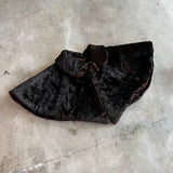 c. 1890s Faux Seal Plush Capelet