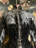 c. 1890s Faux Seal Plush Jacket