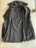 c. 1910s-1920s Faux Seal Plush Coat